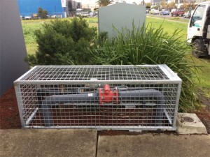 Water meter cage